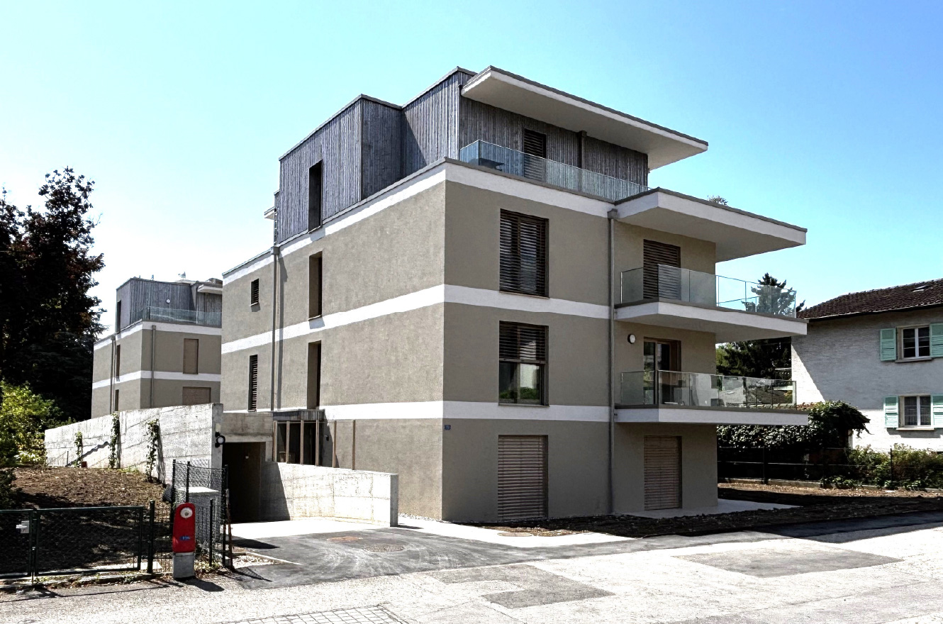 Dém., constr. de 2 immeubles et parking souterrain