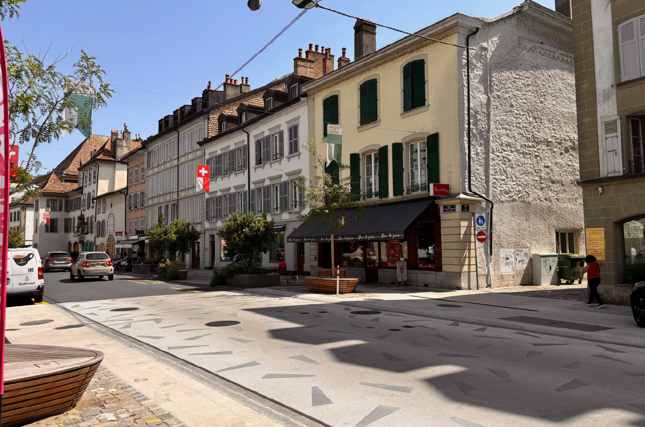 Réaménagement de la rue