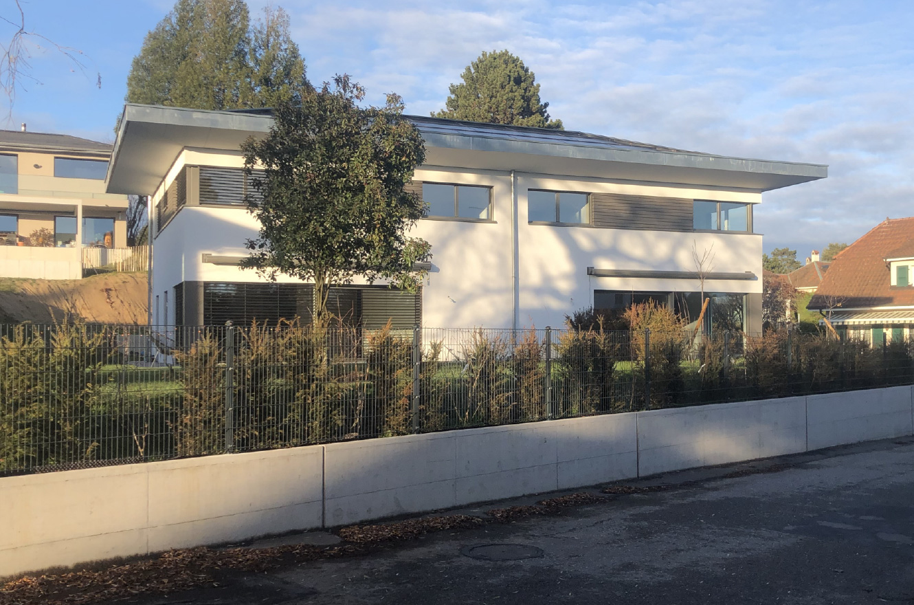 Construction d’une villa de deux appartements
