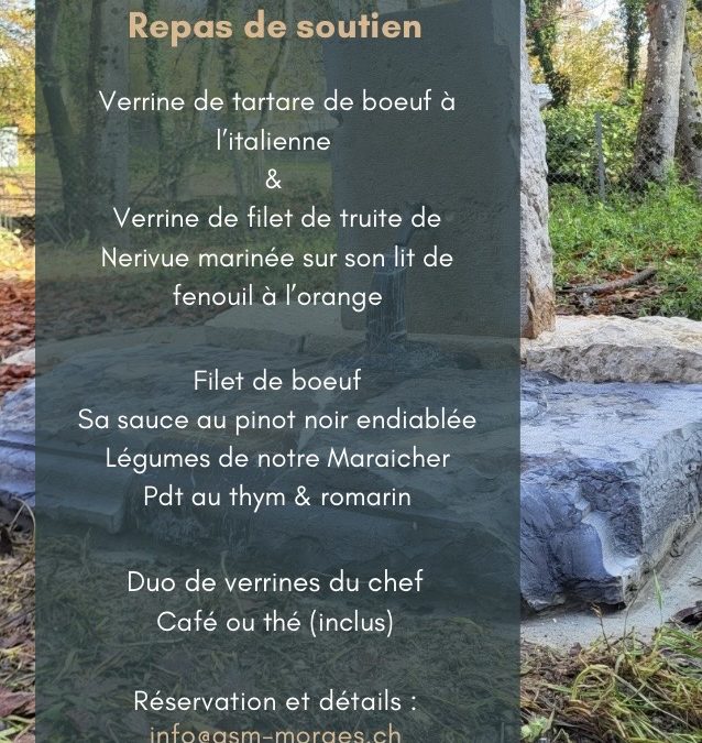 Repas de soutien de l’ASM