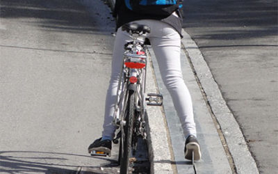 Un remonte-pente pour cycliste